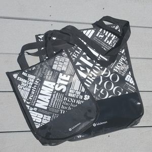 Black & White Lululemon bags - Willing to Separate
